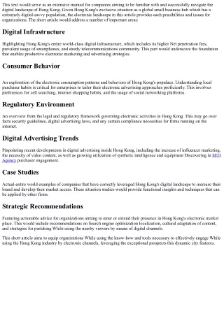 Navigating the Electronic Landscape of Hong Kong: An summary for Corporations