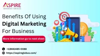 Benefits Of Using Digital Marketing For Business