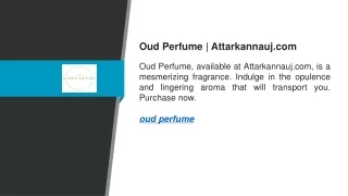 Oud Perfume  Attarkannauj.com