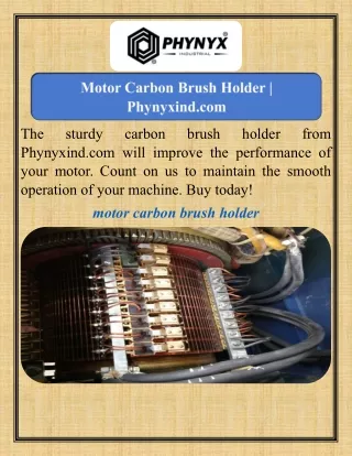 Motor Carbon Brush Holder   Phynyxind.com