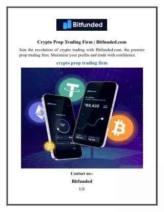 Crypto Prop Trading Firm  Bitfunded
