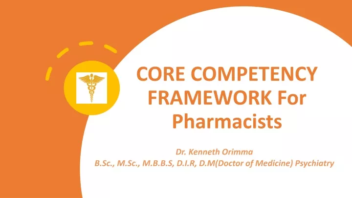 core competency framework for pharmacists