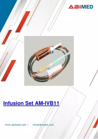 infusion set am ivb11