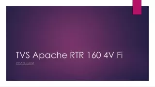 TVS Apache RTR 160 4V Fi