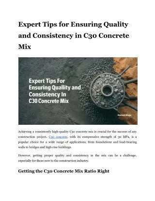 expert tips for ensuring quality