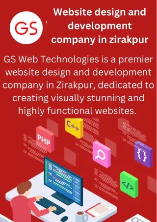 Website design and development company in zirakpur