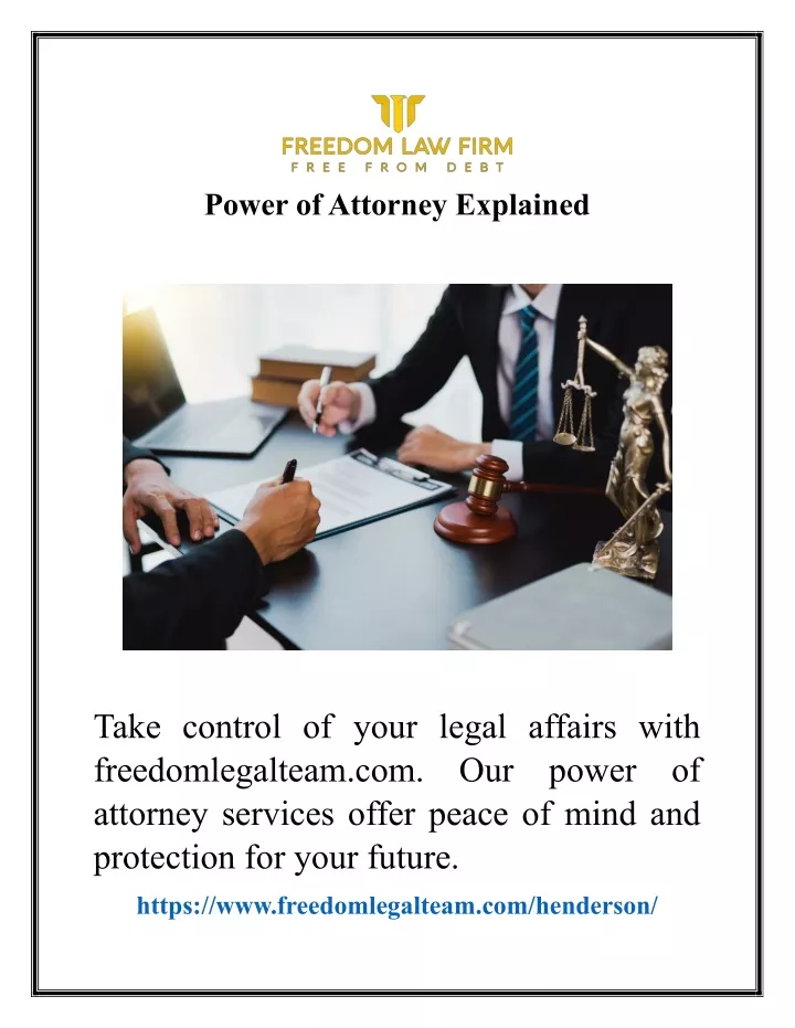 power of attorney explained