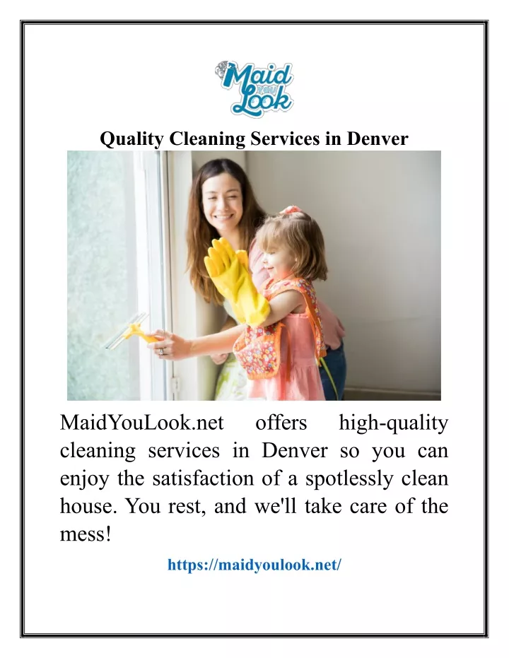 quality cleaning services in denver