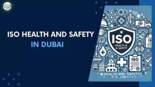 ISO Health And Safety in Dubai