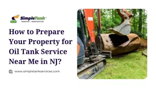 How to Prepare Your Property for Oil Tank Service Near Me in NJ