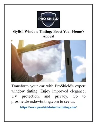 Stylish Window Tinting Boost Your Home's Appeal31