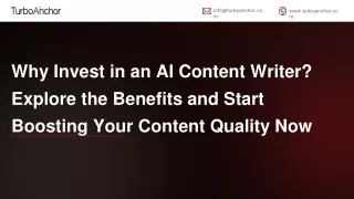 Why Invest in an AI Content Writer_ Explore the Benefits and Start Boosting Your Content Quality Now