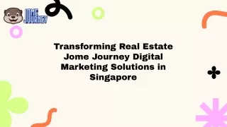 Digital Marketing Service for Real Estate in Singapore