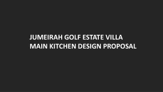 Jumeirah Golf Estate Villa