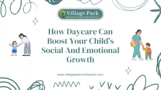 How Daycare Nurtures Social and Emotional Development in Children