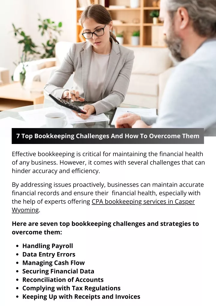 7 top bookkeeping challenges and how to overcome