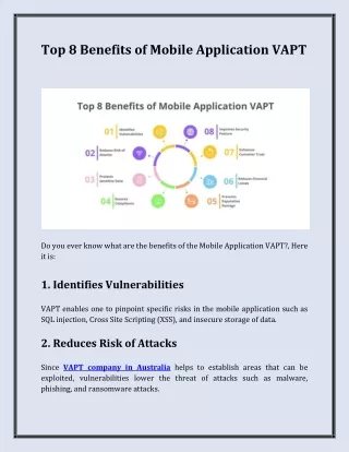 Top 8 Benefits of Mobile Application VAPT