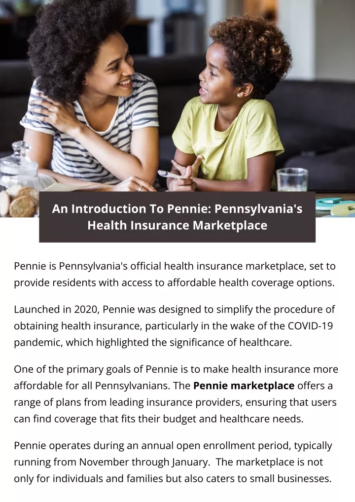 an introduction to pennie pennsylvania s health