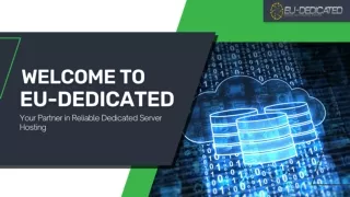 Netherlands Based Dedicated Servers