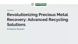 Revolutionizing Precious Metal Recovery_ Advanced Recycling Solutions