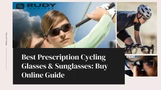 Best Prescription Cycling Glasses & Sunglasses: Buy Online Guide