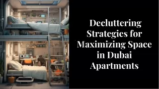 Decluttering Tips Dubai Apartment  | 045864033