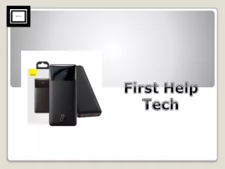 Good Power Bank by First Help Tech: Reliable Charging Solution