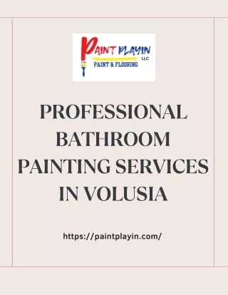 Why is bathroom painting services the right choice for your home?