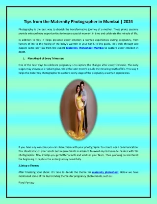 tips from the maternity photographer in mumbai