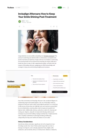 Invisalign Aftercare How to Keep Your Smile Shining Post-Treatment