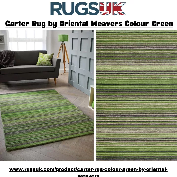 carter rug by oriental weavers colour green