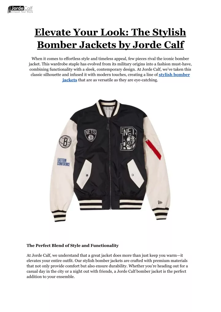 elevate your look the stylish bomber jackets