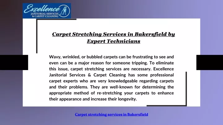 carpet stretching services in bakersfield