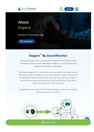 Inspyre™ By SmartMonitor | Assistive Technology App | Sleep Monitoring App