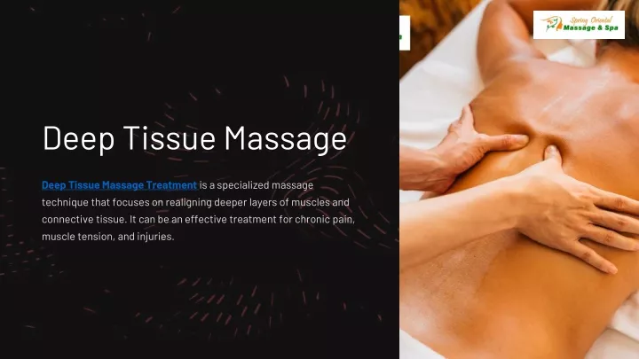 deep tissue massage