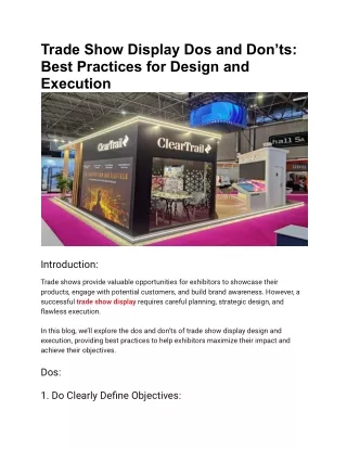 Trade Show Display Dos and Don’ts_ Best Practices for Design and Execution