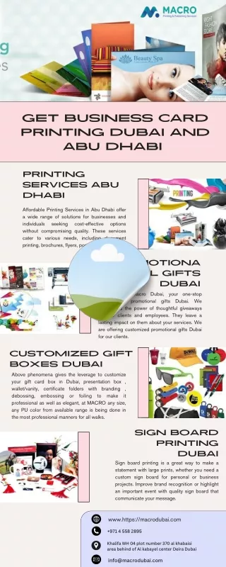 get business card printing dubai and abu dhabi