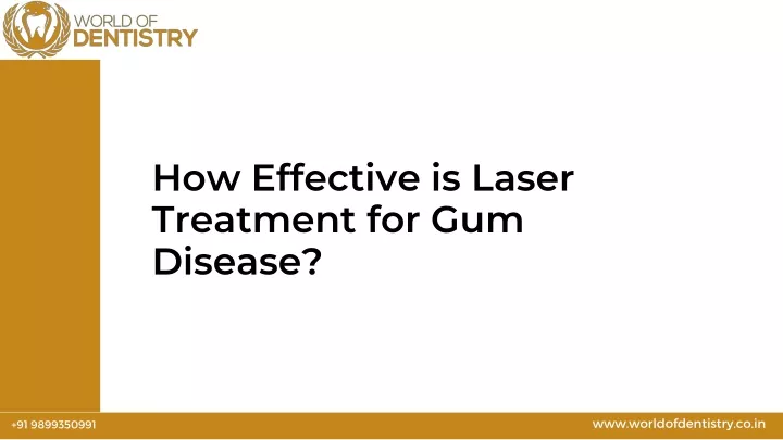 how effective is laser treatment for gum disease