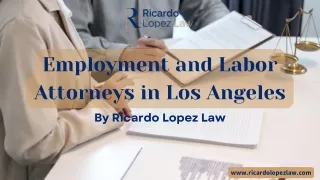 Employment and Labor Attorneys in Los Angeles