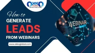 How to Generate Leads from Webinars