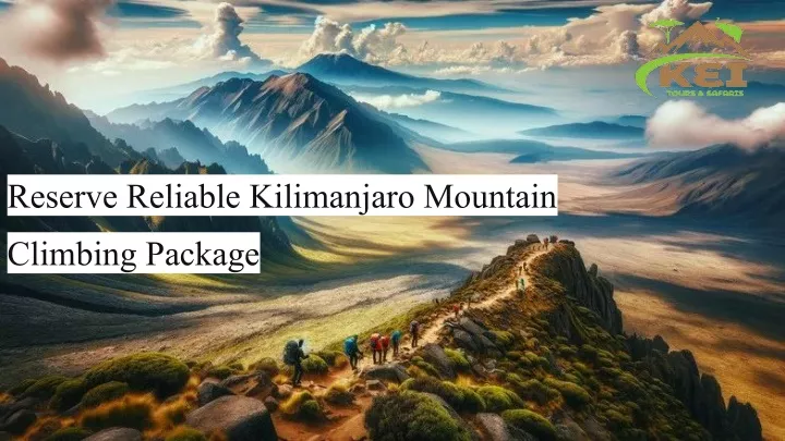 reserve reliable kilimanjaro mountain