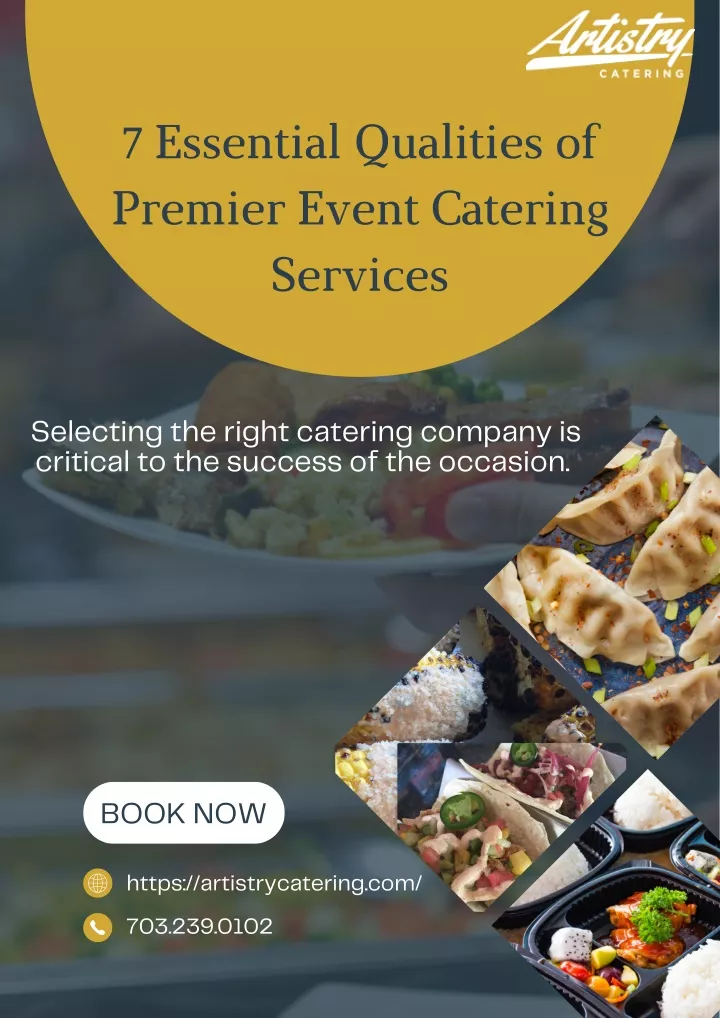 7 essential qualities of premier event catering