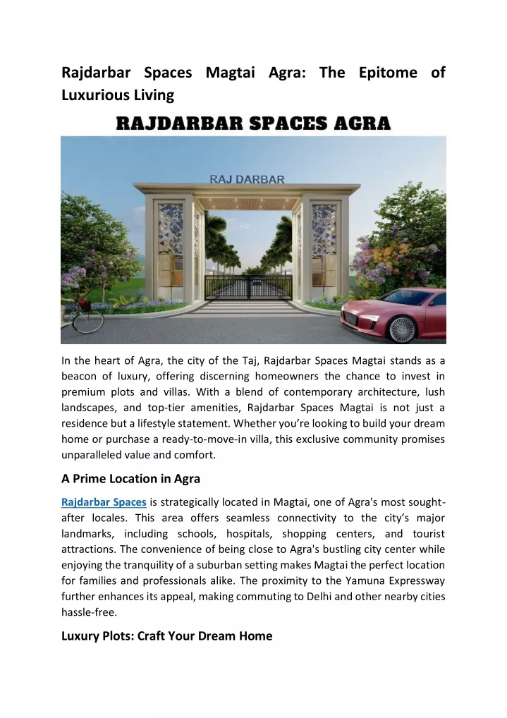 rajdarbar spaces magtai agra the epitome