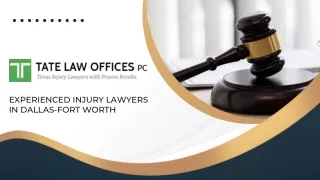 Personal Injury Lawyer Dallas
