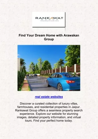 Find Your Dream Home with Rankawat Group