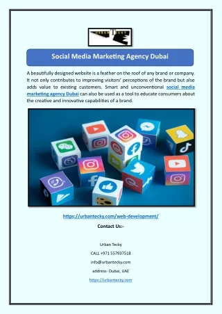 Social Media Marketing Agency Dubai