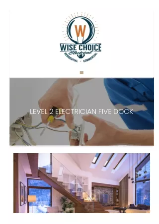 Level 2 Electrician five Dock