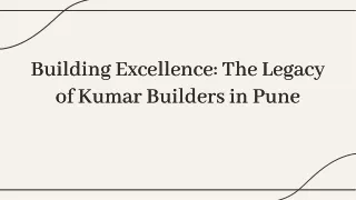 Best Builders in Pune: Setting New Standards in Real Estate Excellence