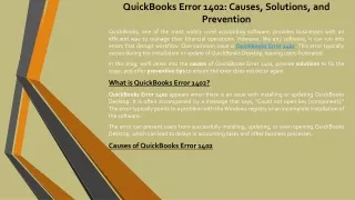 quickbooks error 1402 causes solutions and prevention