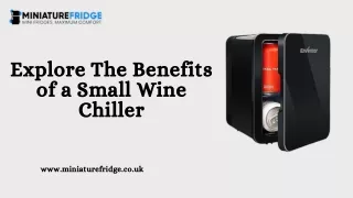 Small Wine Chiller Compact Elegance for Your Wine Collection